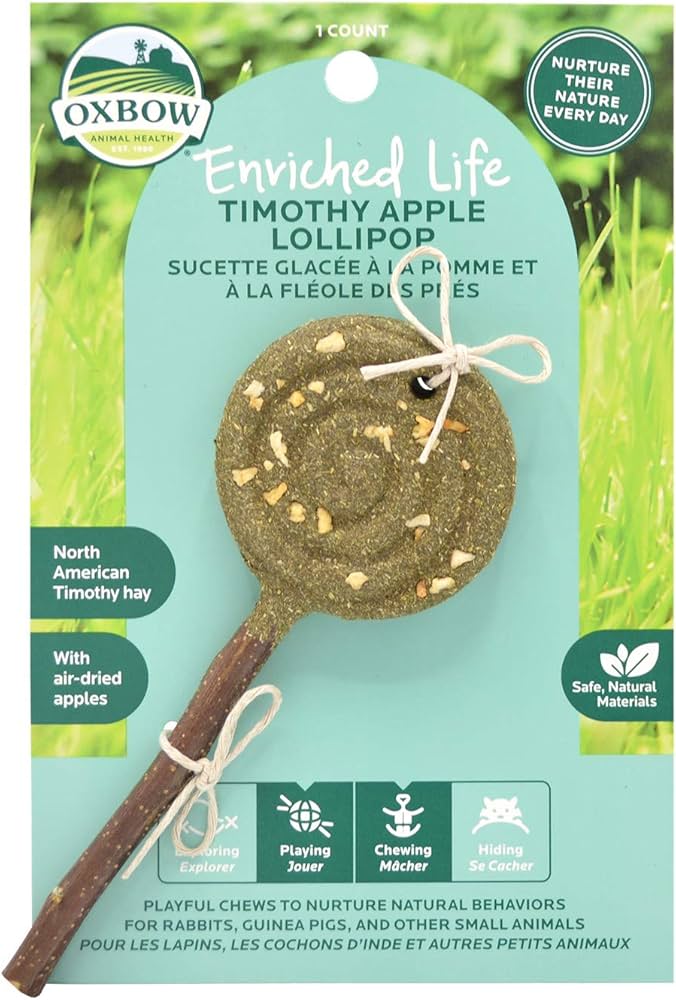 Oxbow Timothy Apple Lollipop